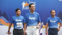 Kegiatan disaksikan langsung oleh Dirut Bank Mandiri Darmawan Junaidi dan gubernur DIY Sri Sultan Hamengkubuwono X.