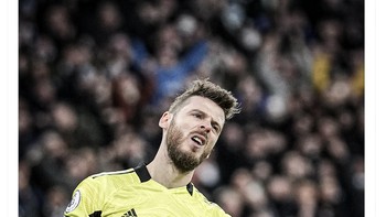 Padahal David De Gea adalah kiper dengan gaji termahal di dunia. Foto: Twitter