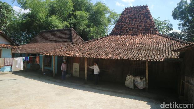 Permukiman warga Dusun Condro Desa Karangsumber Kecamatan Winong, Pati yang hanya ada empat rumah, Rabu (10/8/2022).
