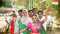 Beberpa tarian India akan ditampilkan saat hari kemerdekaan nanti. (Santosh Kumar/Getty Images)
