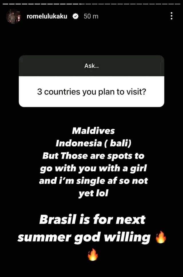 Romelu Lukaku Mau Liburan ke Bali