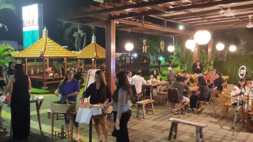 Suasana outdoor Artne Coffee yang menjadi cikal bakal program Sentra Kreasi Atensi di Balai Rehabilitas Mahatmiya di Kecamatan Kediri, Tabanan.