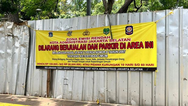 Suasana Tebet Eco Park Minggu (14/8/2022). (Hanafi/detikcom)