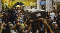 Sebanyak 41 orang tewas akibat kebakaran gereja tersebut.