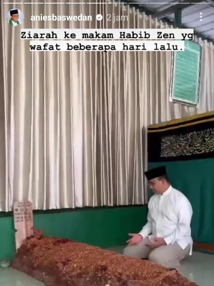 Anies ziarah ke makam Habib Zen