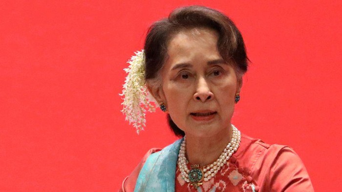 Myanmars State Counsellor Aung San Suu Kyi attends Invest Myanmar in Naypyitaw, Myanmar, January 28, 2019. REUTERS/Ann Wang/File Photo