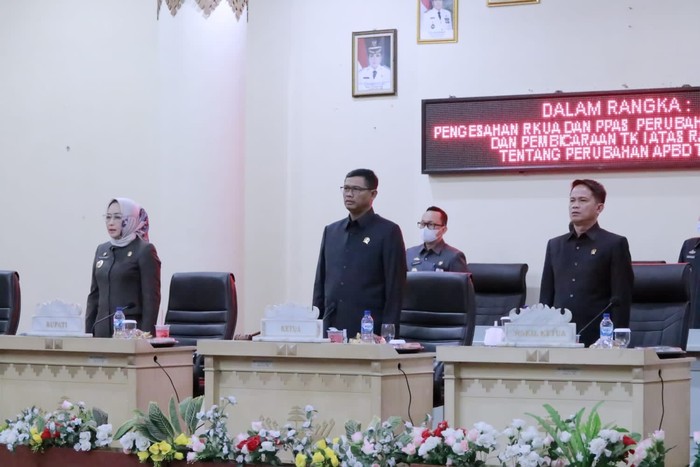 Bupati Rapat Bareng DPRD, Bahas Perubahan APBD Tulang Bawang