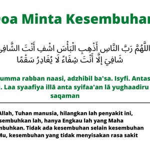Doa Minta Kesembuhan dari Sakit untuk Diri Sendiri Hingga Orangtua Doa Minta Kesembuhan dari Sakit untuk Diri Sendiri Hingga Orangtua
