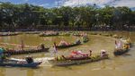 Geliat Pasar Terapung Banjarmasin Pasca Pandemi