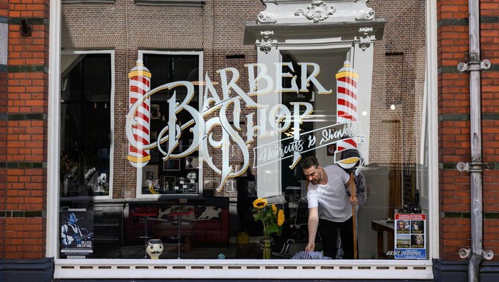 Ilustrasi barbershop