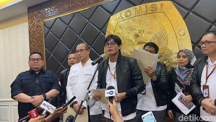 Komisioner KPU RI August Melasz (Karin Nur Secha/detikcom)