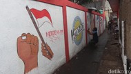 Mural Tokoh Pejuang Mulai Hiasi Tembok Warga Bandung Jelang HUT RI