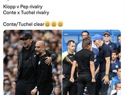 Meme Conte dan Tuchel Duel Bikin Ngakak