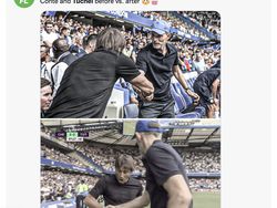 Meme Conte dan Tuchel Duel Bikin Ngakak