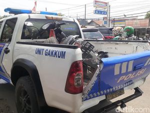 Tertabrak Bus di Jalan Brigjend Sudiarto Semarang, Seorang Pemotor Tewas