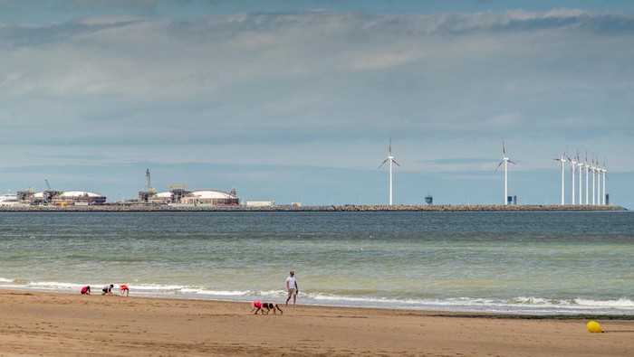 Pantai di Knokke-Heist