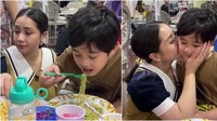 Sering dianggap sebagai anak ‘Sultan’, ternyata Rafathar paling doyan menyantap mie goreng. Bahkan Rafathar suka mie instan goreng versi sehat. Foto: Instagram @raffinagita1717