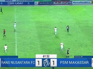 Brace Everton Bawa PSM Amankan Poin Penuh di Markas Rans FC
