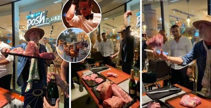 Salt Bae Ditantang Adu Keahlian oleh Tukang Daging Tercepat di Dunia