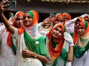 Semarak Perayaan Hari Kemerdekaan India ke-75