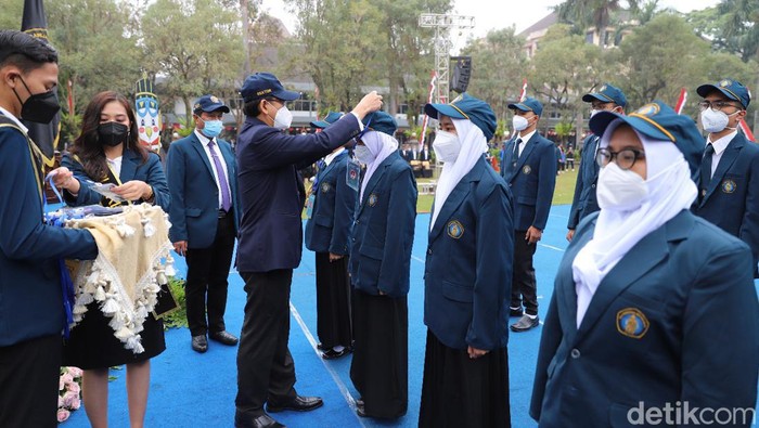 500 mahasiswa baru menjalani masa pengenalan kampus alias PK2MB di Universitas Brawijaya