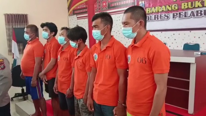6 orang pengedar narkoba ditangkap Polres Belawan
