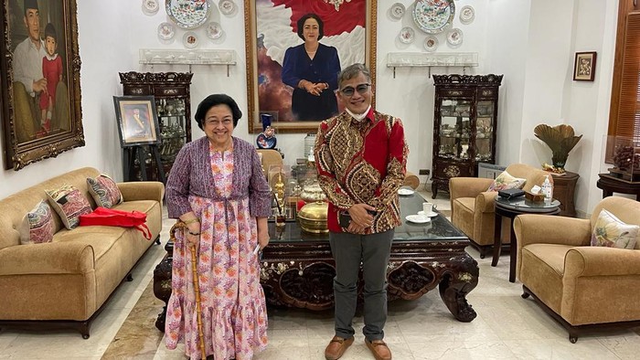 Budiman Sudjatmiko bertemu Megawati Soekarnoputri