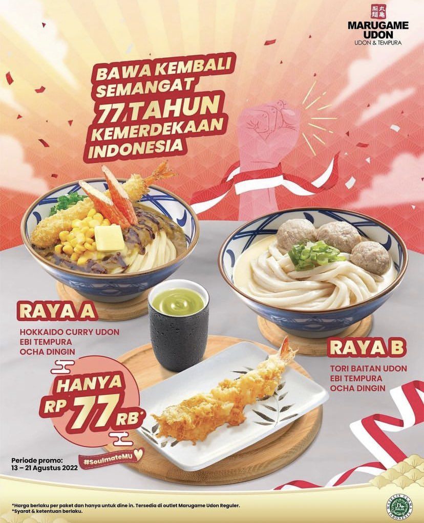 Catat! 6 Gerai Makanan dan Minuman Ini Beri Diskon Spesial HUT RI ke-77