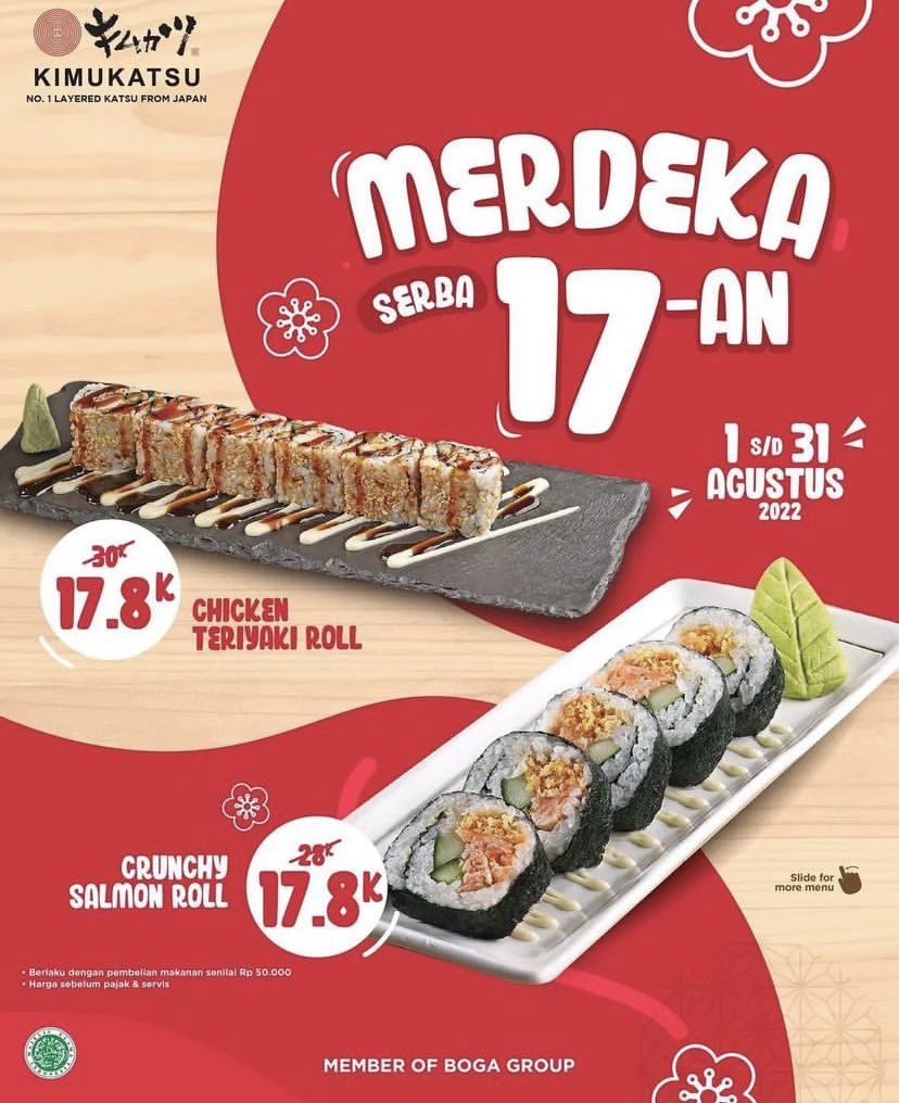 Catat! 6 Gerai Makanan dan Minuman Ini Beri Diskon Spesial HUT RI ke-77