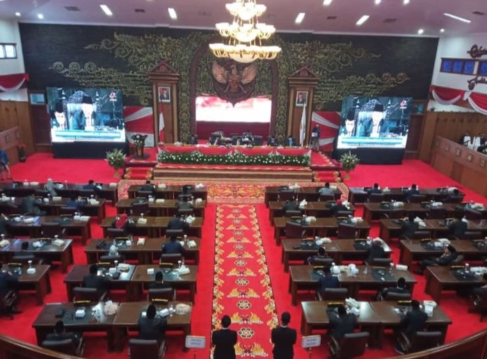 DPRD Jambi Ikuti Sidang Tahunan MPR 2022 Secara Virtual