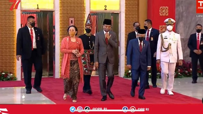 Jokowi di penutupan sidang tahunan