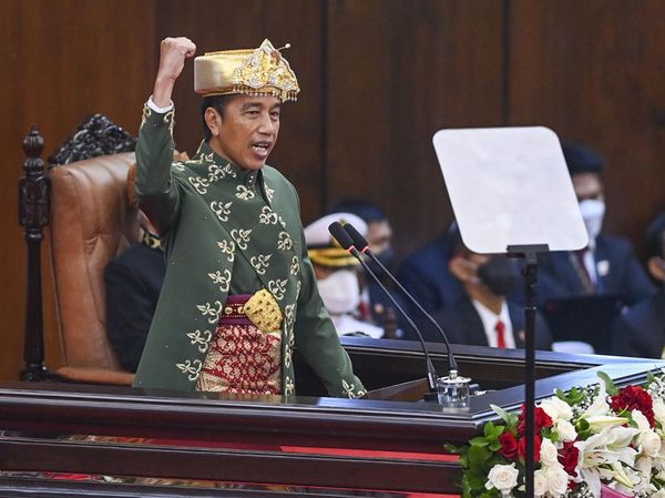 Momen Jokowi Sampaikan Pidato Kenegaraan di Sidang Tahunan MPR