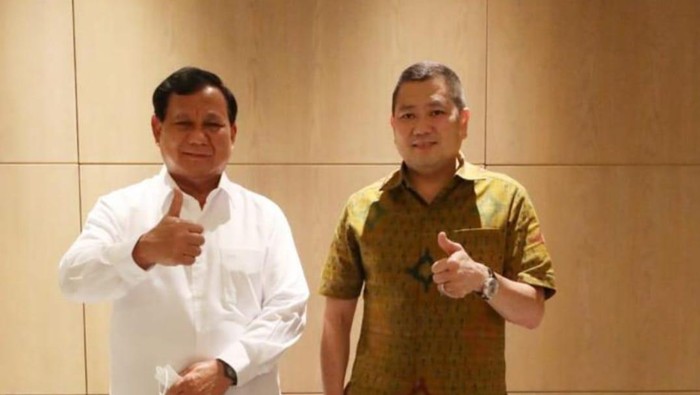Ketua Umum Perindo Hary Tanoesoedibjo bertemu dengan Ketum Gerindra Prabowo Subianto