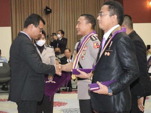 Mantan Ajudan Wapres Kombes Sabilul Raih Penghargaan Wibawa Seroja Nugraha