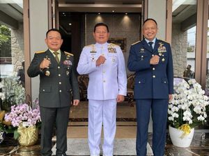 Pimpinan 3 Matra TNI Kompak Siap Ciptakan Stabilitas Jelang Pemilu