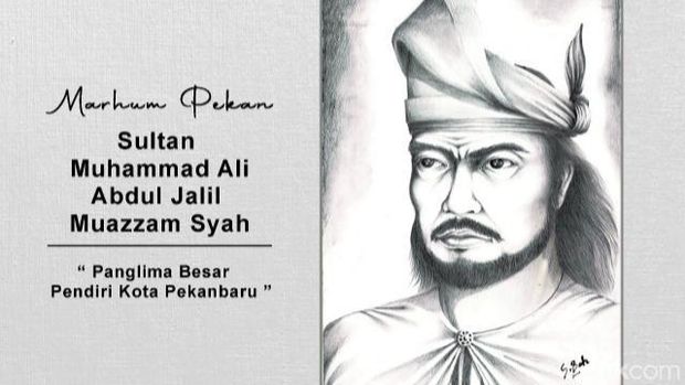 Lukisan wajah Marhum Pekan.