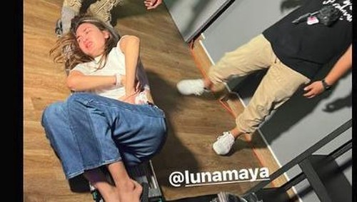 luna maya kesakitan