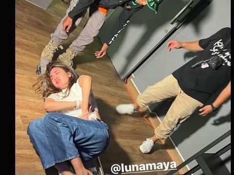 luna maya kesakitan
