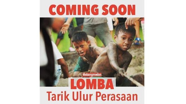 Karena nggak cuma tali tambang aja yang bisa ditarik ulur, tapi perasaan juga. Kalau kamu lebih pilih tarik tambang atau tarik ulur? Foto: Instagram/@abangmedan