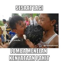 Karena hidup nggak selamanya manis. Tapi kalau hidupmu lebih banyak rasa pahit daripada manisnya mungkin kamu calon-calon juara di lomba yang satu ini. Foto: Instagram/@standupkomedi