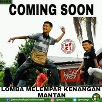 Memang sebaiknya yang sudah berlalu biarlah berlalu. Agar tak lagi mengganggu, mari bersama-sama melempar kenangan mantan sejauh mungkin. Foto: 1cak.com