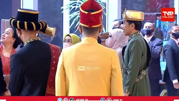 Momen Jokowi selfie dengan Puan hingga Megawati (tangkapan layar YouTube DPR RI)