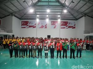 143 Pemain Bulutangkis Beradu di Turnamen Piala Kapolres Bojonegoro Cup
