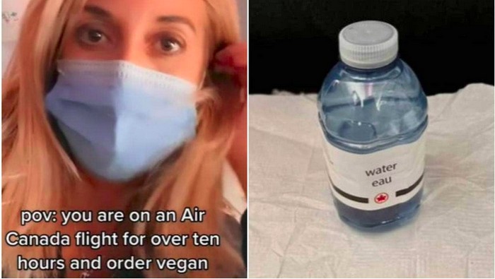 Penumpang Vegan Cuma Diberi Air Putih