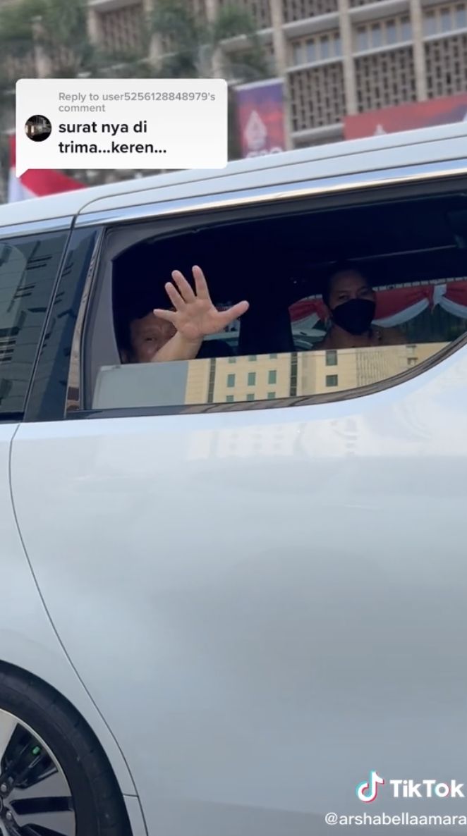 Prabowo Subianto (Tangkapan Layar via Tiktok arshabellaamara)