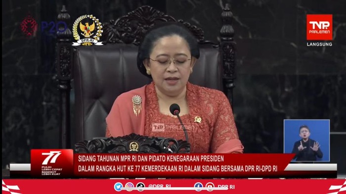 Puan Maharani (Tangkapan layan YouTube DPR RI)