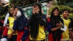 Ekspresi Siswa SD Ikuti Lomba 17-an di Jakut, Ceria Banget