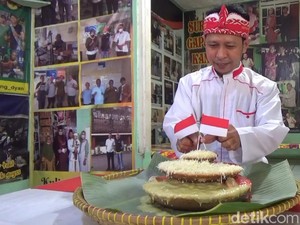 Serabi Jumbo untuk Sambut HUT RI di Purwakarta