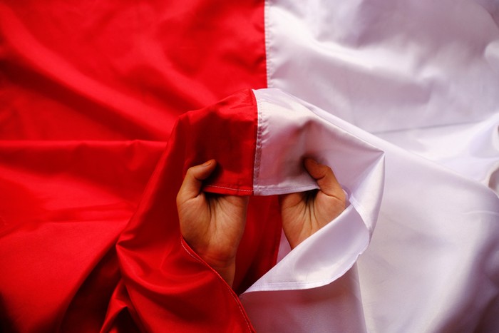 Indonesia Flag Red and White. Indonesian Independence Day, 17 August