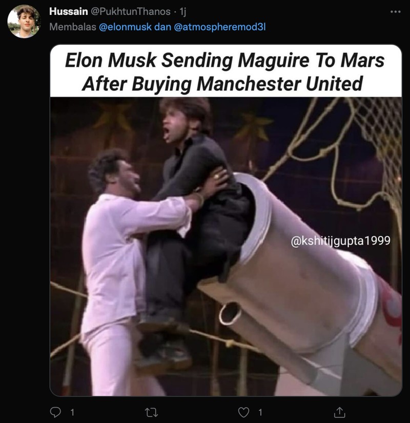 Di akun Twitter miliknya, Elon Musk bikin heboh dengan berkicau membeli klub sepakbola Manchester United. Namun tak lama berselang, ia mengklarifikasinya bahwa itu sebuah kelakar saja.